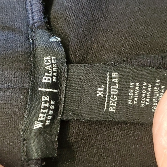 Leggings, white house black market size XL regular. Black. Stretch. - Picture 5 of 7